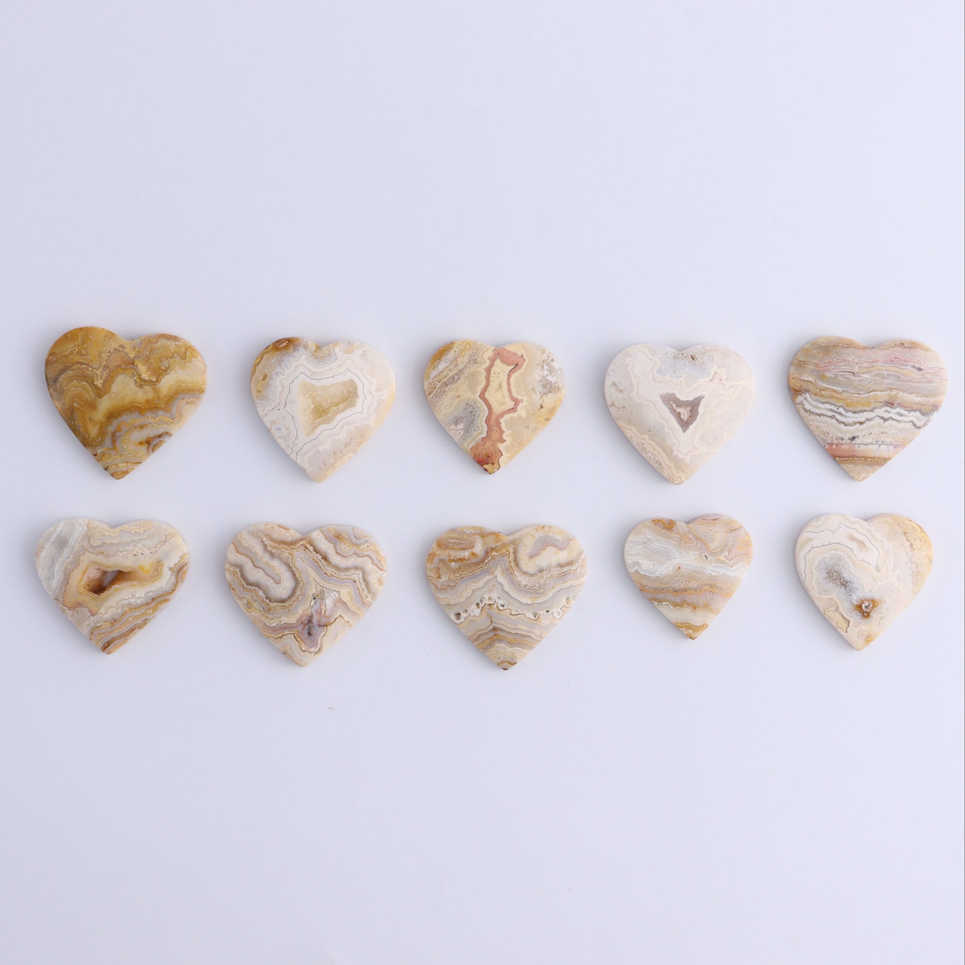 One Crazy Lace Agate Heart Cab - Expert Wholesale and Supplier of Wholesale Crystals & Bulk Gemstones, ["Agate","Cabs","Crazy Lace Agate","heart","Hearts"]