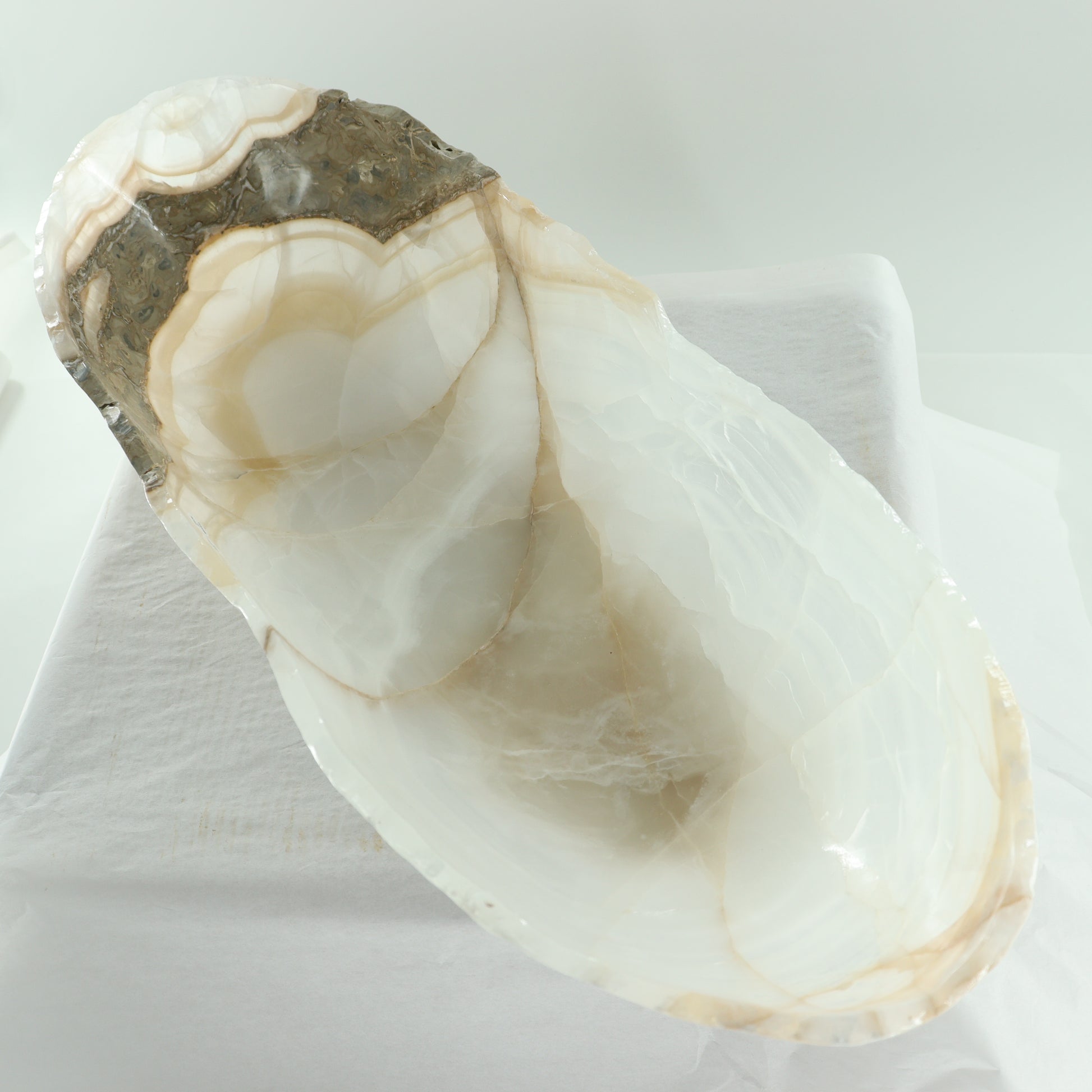 Onyx Canoe Bowl - Expert Wholesale and Supplier of Wholesale Crystals & Bulk Gemstones, ["Bowls","canoe","Mexico","onyx"]