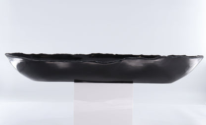 Black Marble Canoe Bowl - Expert Wholesale and Supplier of Wholesale Crystals & Bulk Gemstones, ["Black Marble","Bowls","canoe","Marble","Mexico"]