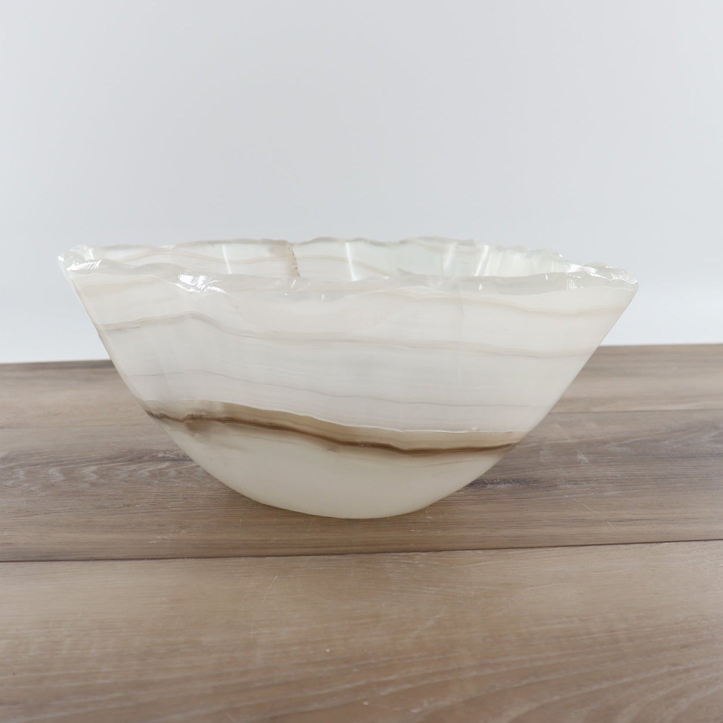 Mexican Onyx/Calcite Bowl 12"