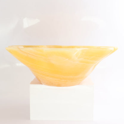 Mexican Onyx/Calcite Bowl 25"