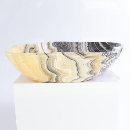 Zebra Onyx Bowl - Expert Wholesale and Supplier of Wholesale Crystals & Bulk Gemstones, ["Bowls","Mexico","onyx"]