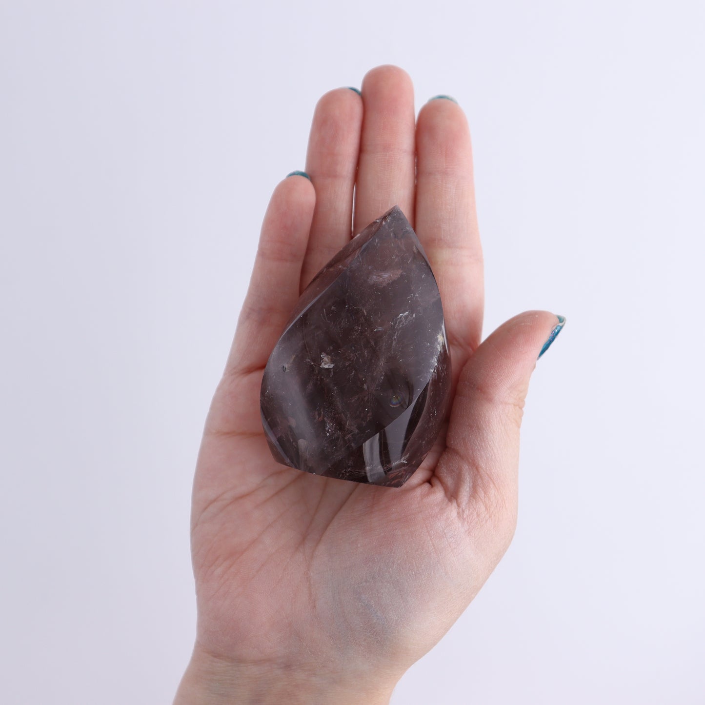 Imperfect Clear and Smoky Quartz Flames Set of 6 - Expert Wholesale and Supplier of Wholesale Crystals & Bulk Gemstones, ["Brazil","Clear Quartz","flames","Quartz","Smoky Quartz"]