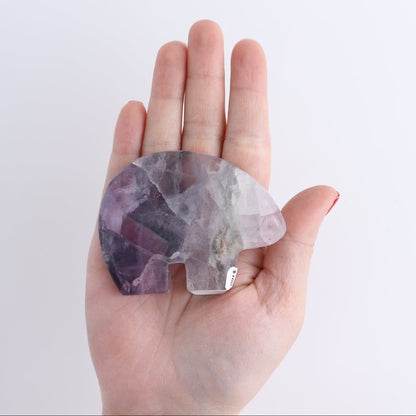 Fluorite Bears set of 6