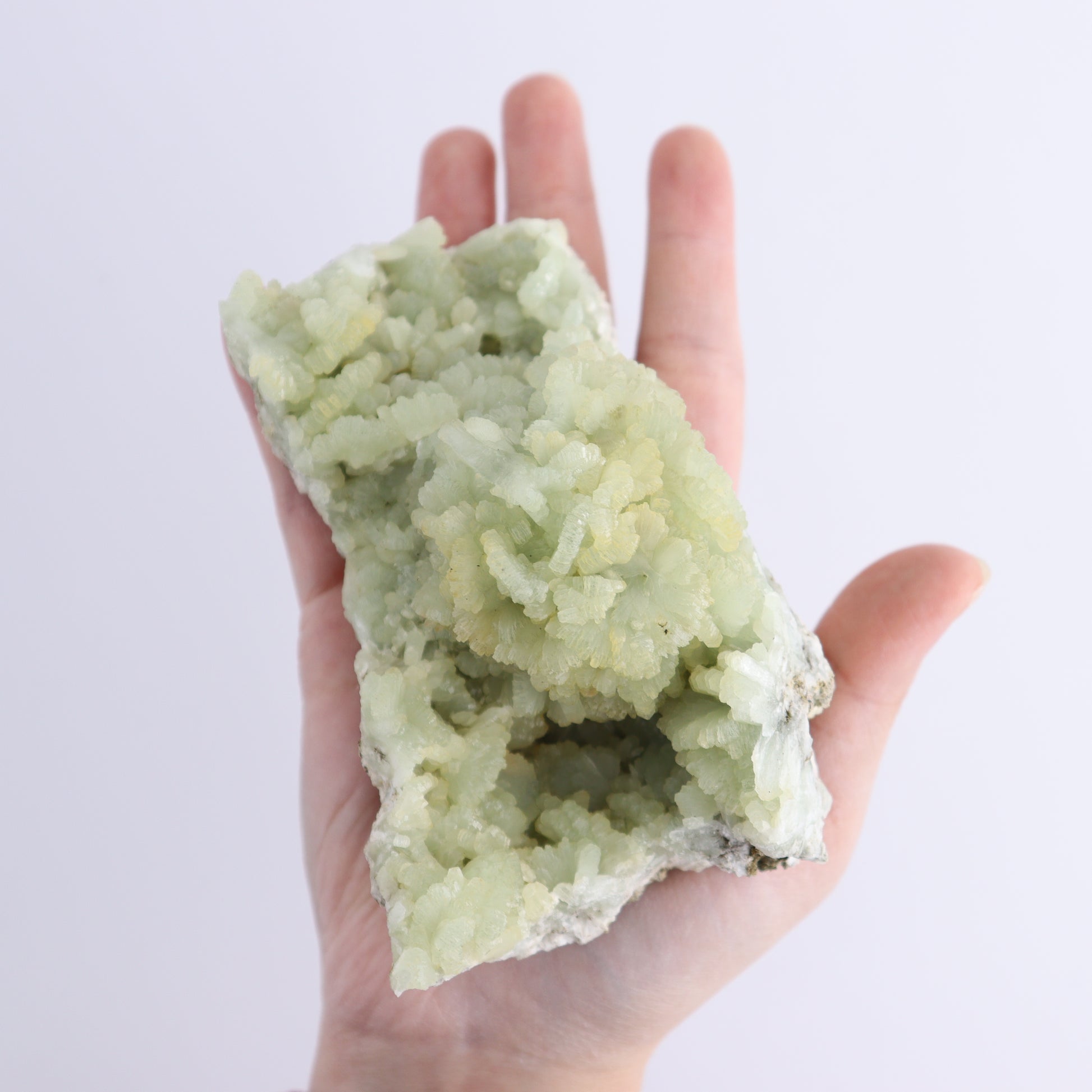 Prehnite Flat from Morocco - Expert Wholesale and Supplier of Wholesale Crystals & Bulk Gemstones, ["Flats","Morocco","Prehnite"]