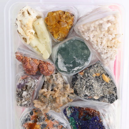 Mixed Minerals Flat from Morocco | Mi Esperanza Minerals | Supplier of Crystals and Onyx