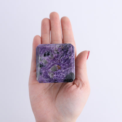 Charoite Cubes Set of 4 - Expert Wholesale and Supplier of Wholesale Crystals & Bulk Gemstones, ["Charoite","Cubes","Russia"]