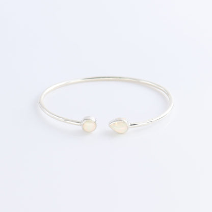 One Ethiopian Opal Sterling Silver Bracelet - Expert Wholesale and Supplier of Wholesale Crystals & Bulk Gemstones, ["Bracelet","bracelets","ethiopian opal"]