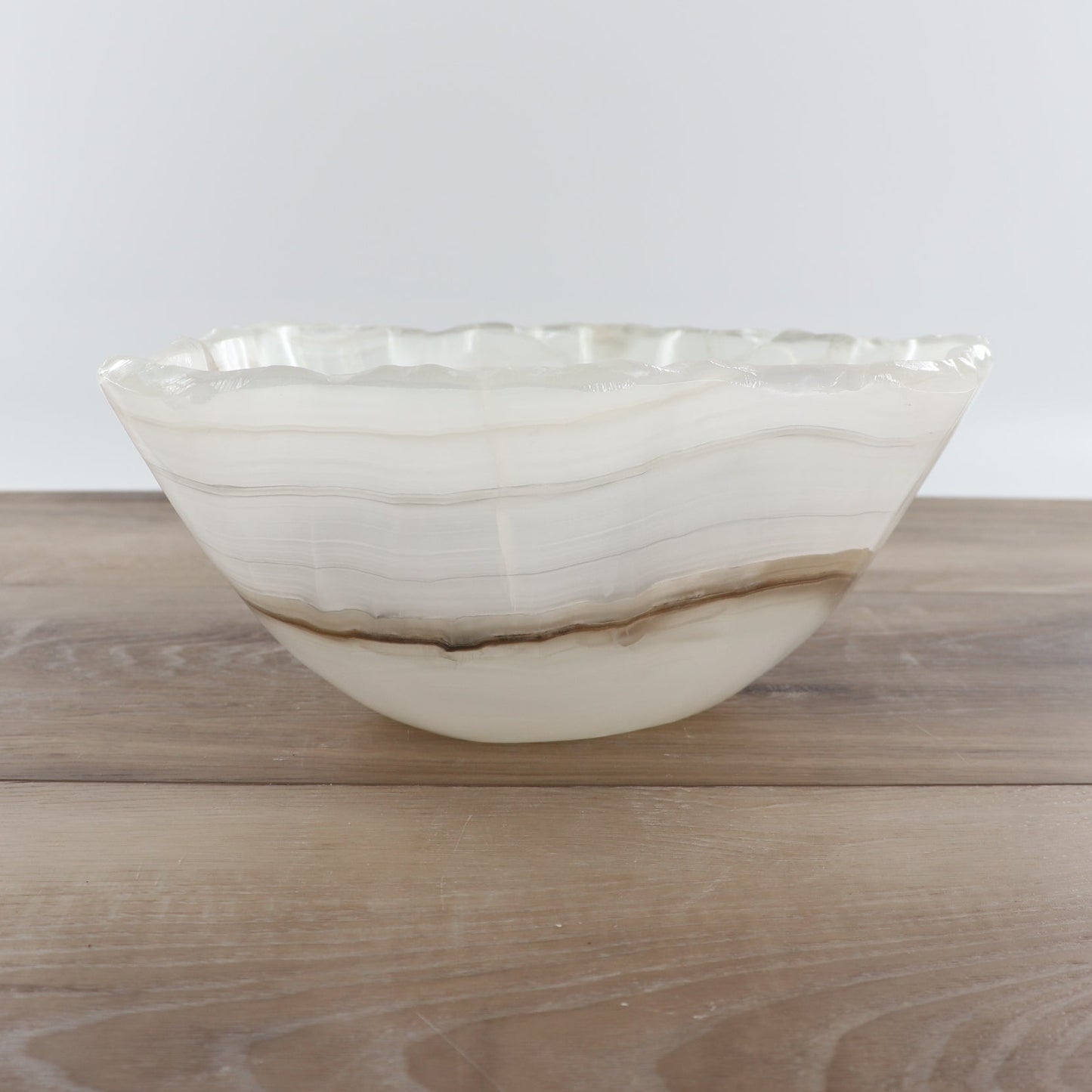 Mexican Onyx/Calcite Bowl 12"