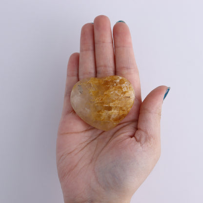 Golden Healer Hearts Set of 12 - Expert Wholesale and Supplier of Wholesale Crystals & Bulk Gemstones, ["Brazil","Golden Healer","Hearts"]