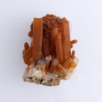 Tangerine Quartz Clusters Set of 4