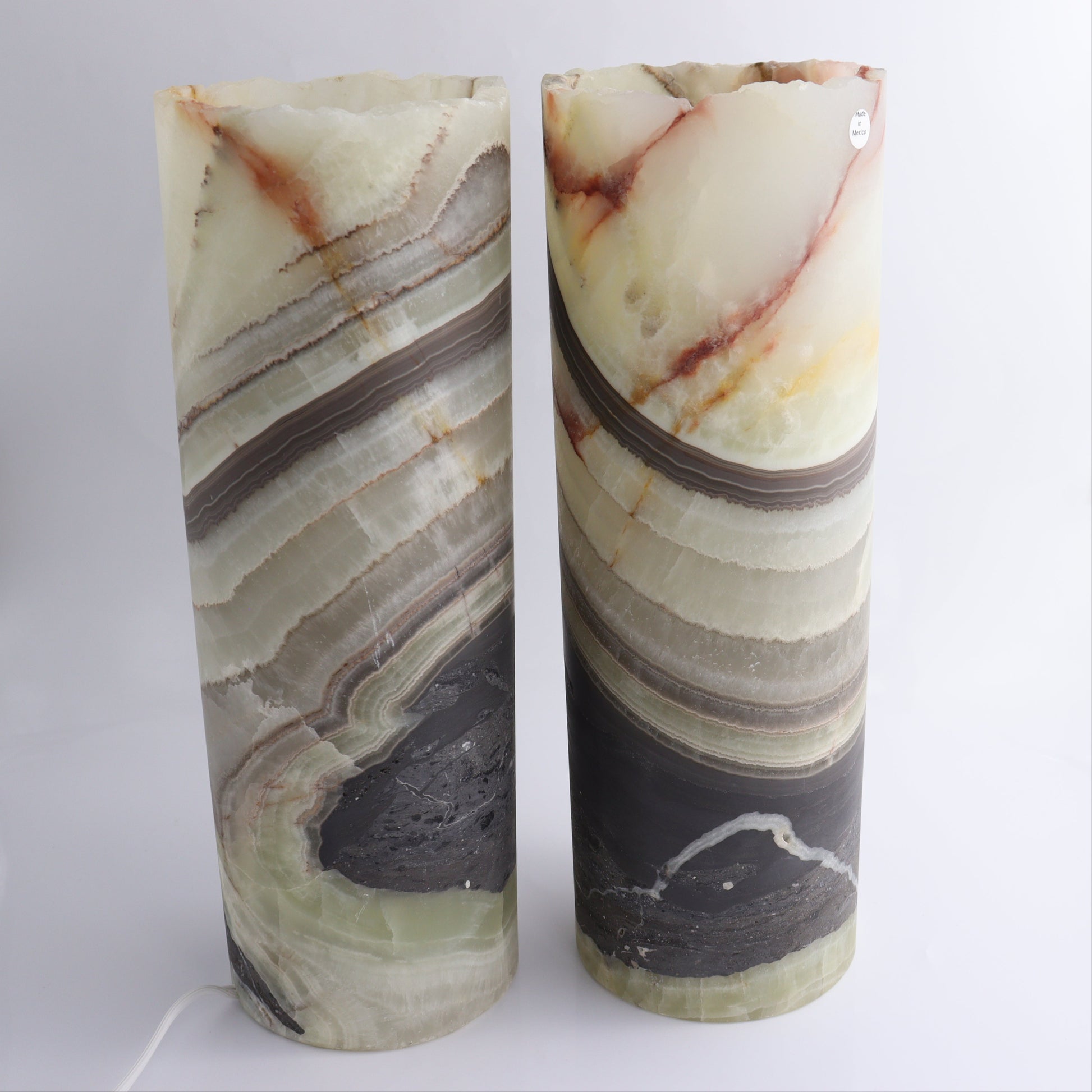 Onyx Lamps Set of 2 - Expert Wholesale and Supplier of Wholesale Crystals & Bulk Gemstones, ["Lamps","Mexico","onyx"]