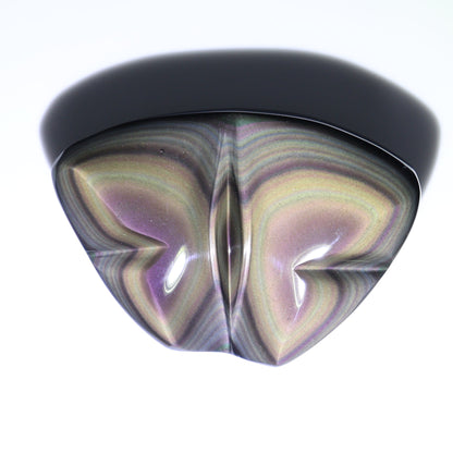 Rainbow Obsidian Butterflies & Hearts Set of 8 - Expert Wholesale and Supplier of Wholesale Crystals & Bulk Gemstones, ["Butterflies","Butterfly","Hearts","Mexico","Rainbow Obsidian"]