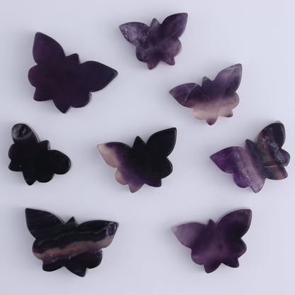 Fluorite Butterflies Set of 22 - Expert Wholesale and Supplier of Wholesale Crystals & Bulk Gemstones, ["Butteflies","Fluorite"]
