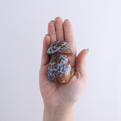 Brecciated Jasper Mushrooms Set of 12 - Expert Wholesale and Supplier of Wholesale Crystals & Bulk Gemstones, ["Brecciated Jasper","Indonesia","Mushrooms"]