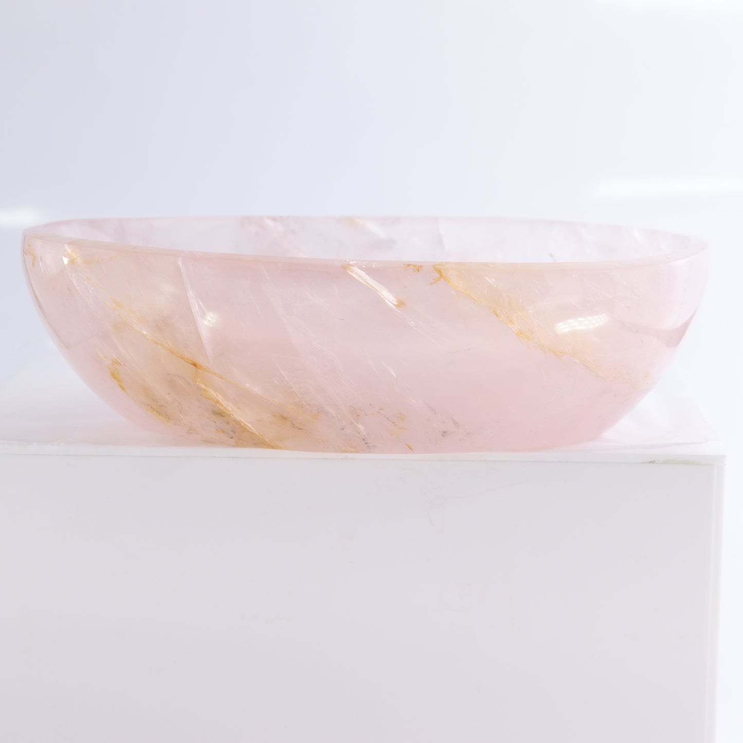 Rose Quartz Bowls Set of 2 - Expert Wholesale and Supplier of Wholesale Crystals & Bulk Gemstones, ["Bowls","Rose Quartz"]