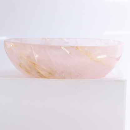 Rose Quartz Bowls Set of 2 - Expert Wholesale and Supplier of Wholesale Crystals & Bulk Gemstones, ["Bowls","Rose Quartz"]