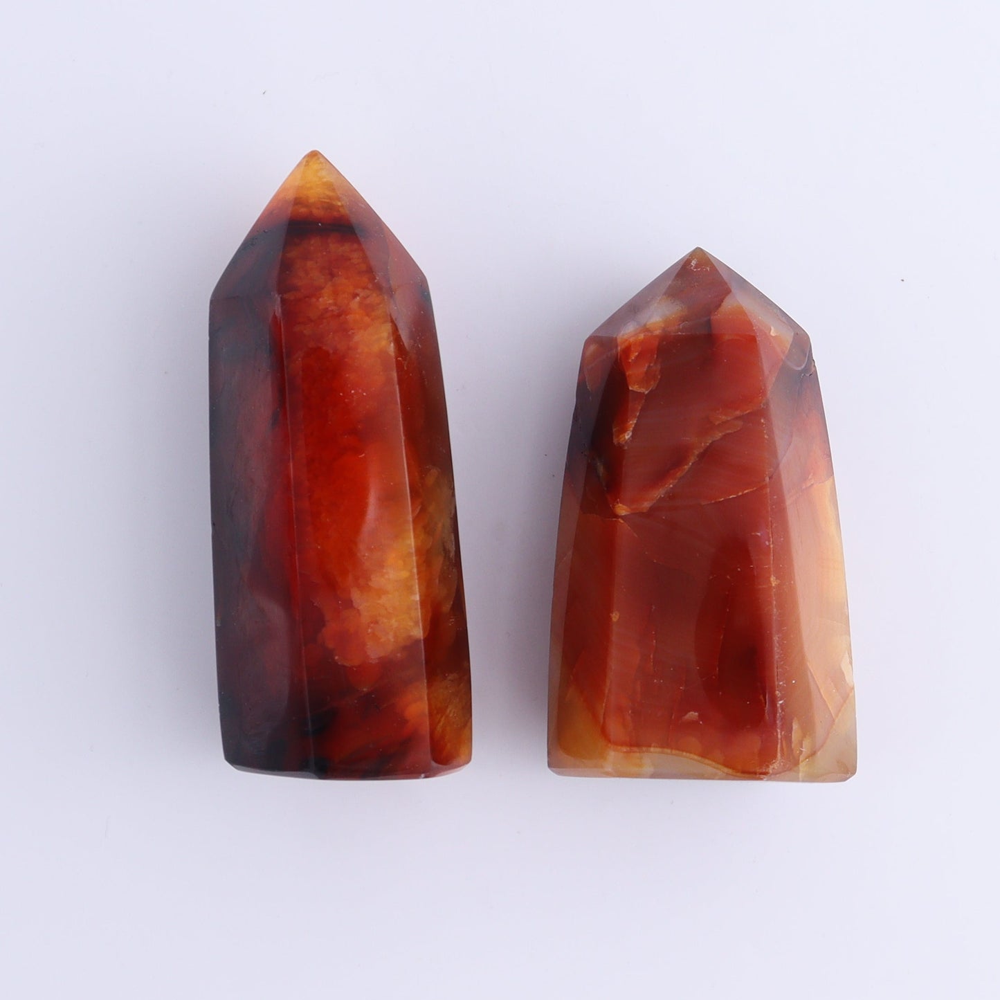 Carnelian Towers Set of 11 - Expert Wholesale and Supplier of Wholesale Crystals & Bulk Gemstones, ["carnelian","Madagascar","Towers"]