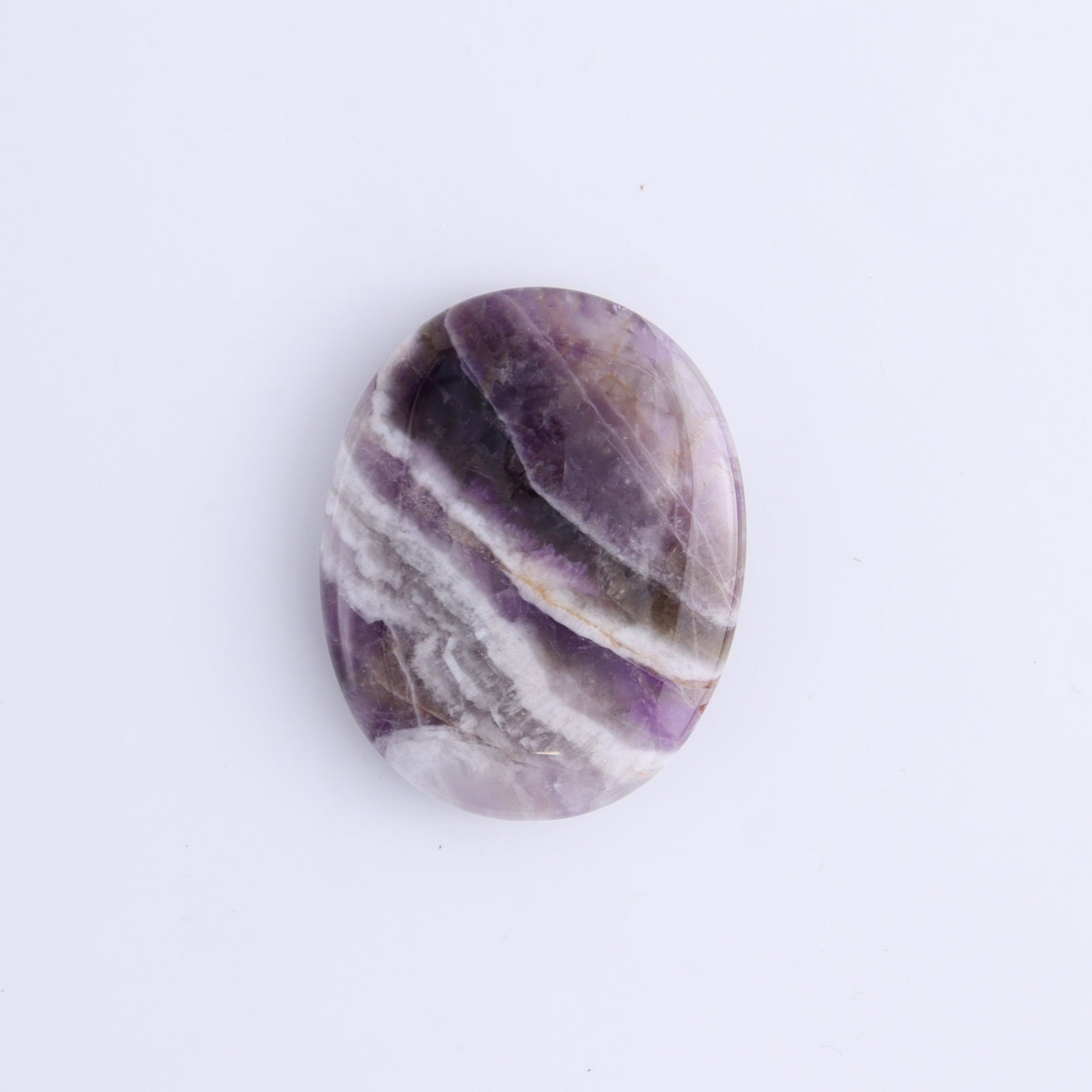 One Amethyst Flat Palm Stone - Expert Wholesale and Supplier of Wholesale Crystals & Bulk Gemstones, ["Amethyst","Palm Stones"]
