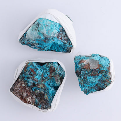 Chrysocolla with Quartz Roughs Set of 12 - Expert Wholesale and Supplier of Wholesale Crystals & Bulk Gemstones, ["Chrysocolla","Flats","Freeforms","Peru","Rough"]