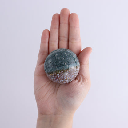Ocean Jasper Spheres Set of 12 - Expert Wholesale and Supplier of Wholesale Crystals & Bulk Gemstones, ["jasper","Madagascar","Ocean Jasper","Spheres"]