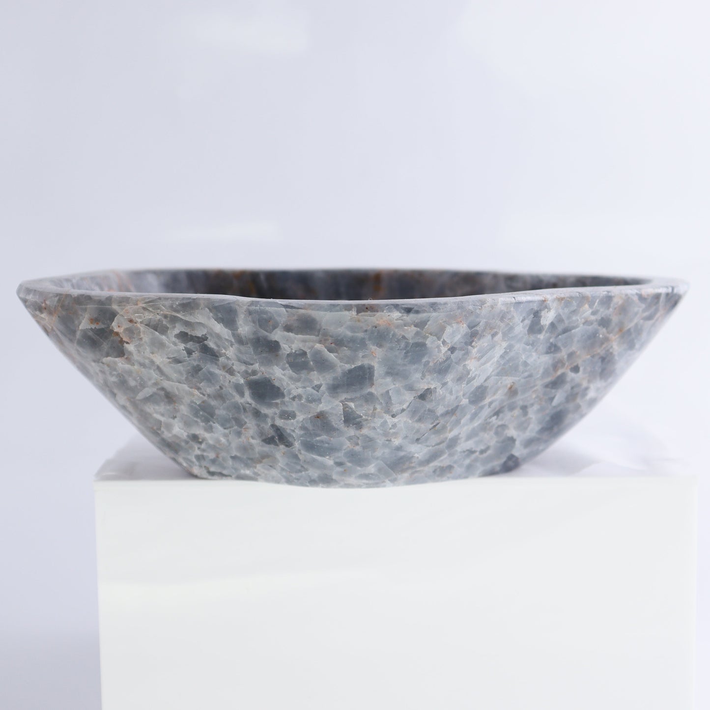 Blue Calcite Bowls Set of 3 - Expert Wholesale and Supplier of Wholesale Crystals & Bulk Gemstones, ["Blue Calcite","bowl","Bowls","Calcite","Mexico"]