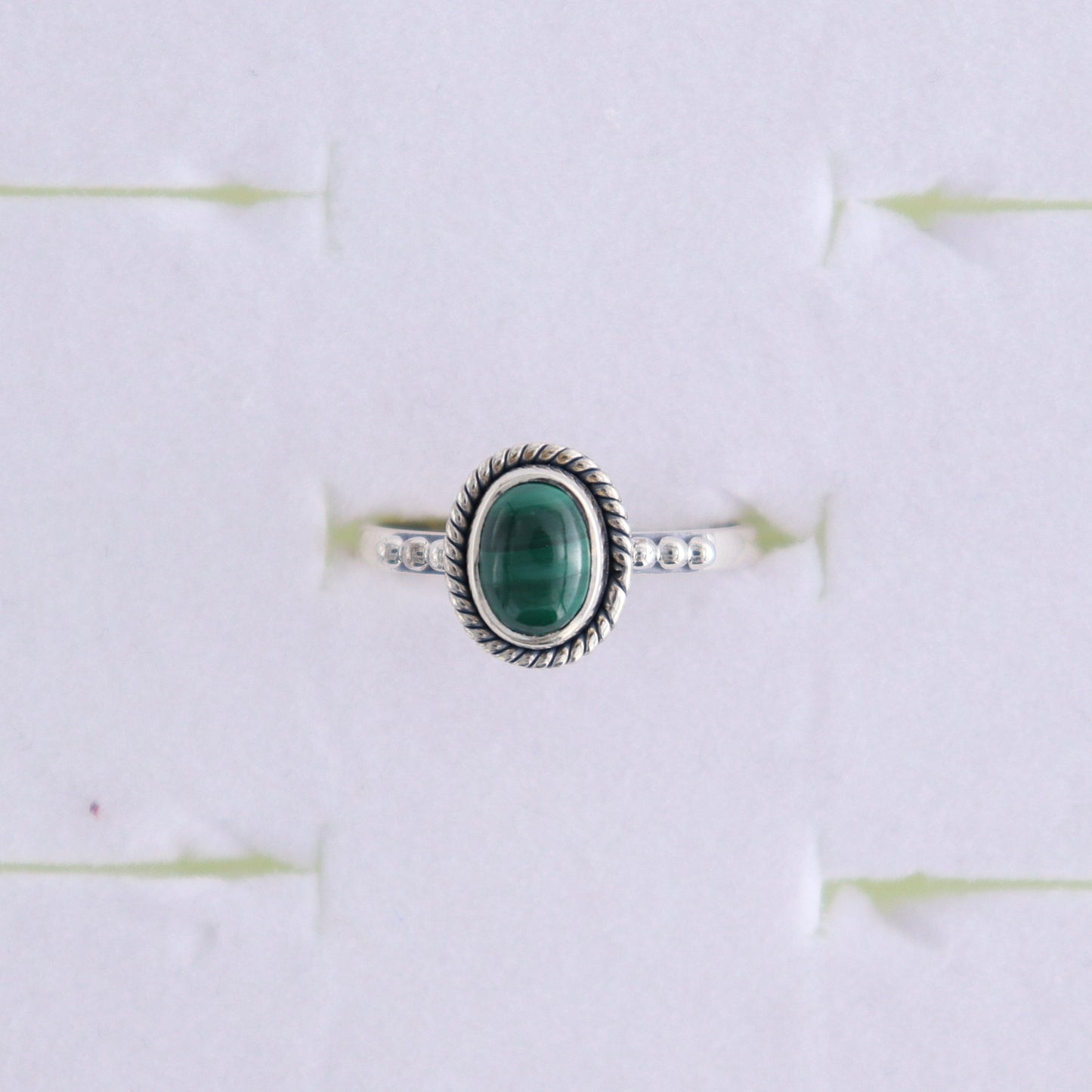Malachite Rings Set of 7 (Ring Holders Not Included) - Expert Wholesale and Supplier of Wholesale Crystals & Bulk Gemstones, ["Malachite","Ring","rings","sterling silver"]