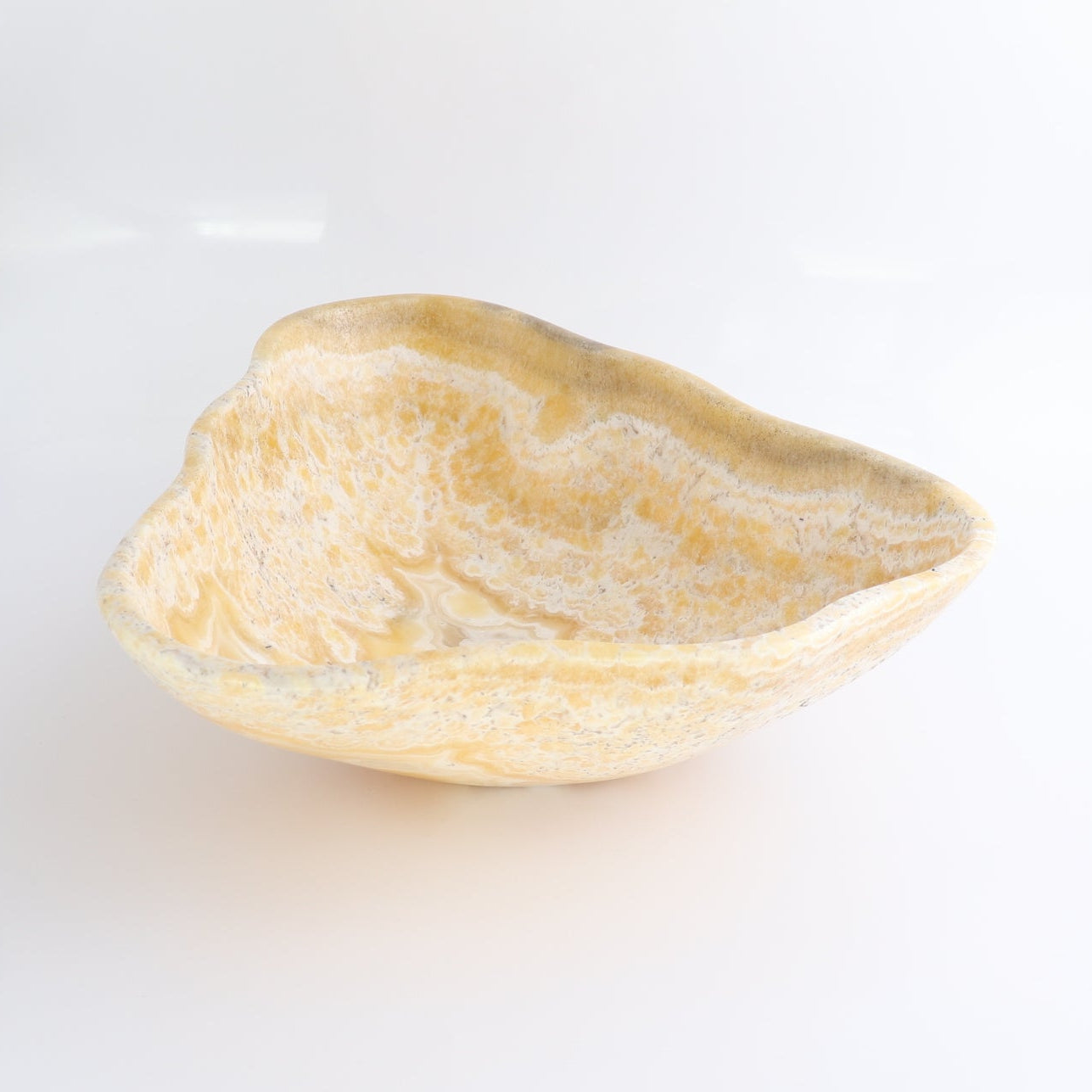 Mexican Onyx/Calcite Bowl 13"