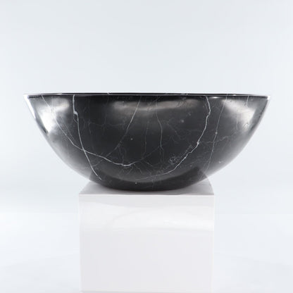 Mexican Black Marble Round Sink Bowl - Expert Wholesale and Supplier of Wholesale Crystals & Bulk Gemstones, ["Black Marble","Bowls","Marble","Mexico"]