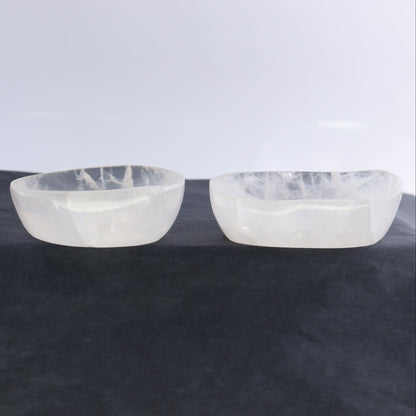 Clear Quartz Bowls Set of 6 - Expert Wholesale and Supplier of Wholesale Crystals & Bulk Gemstones, ["Bowls","Clear Quartz","Madagascar","Quartz"]
