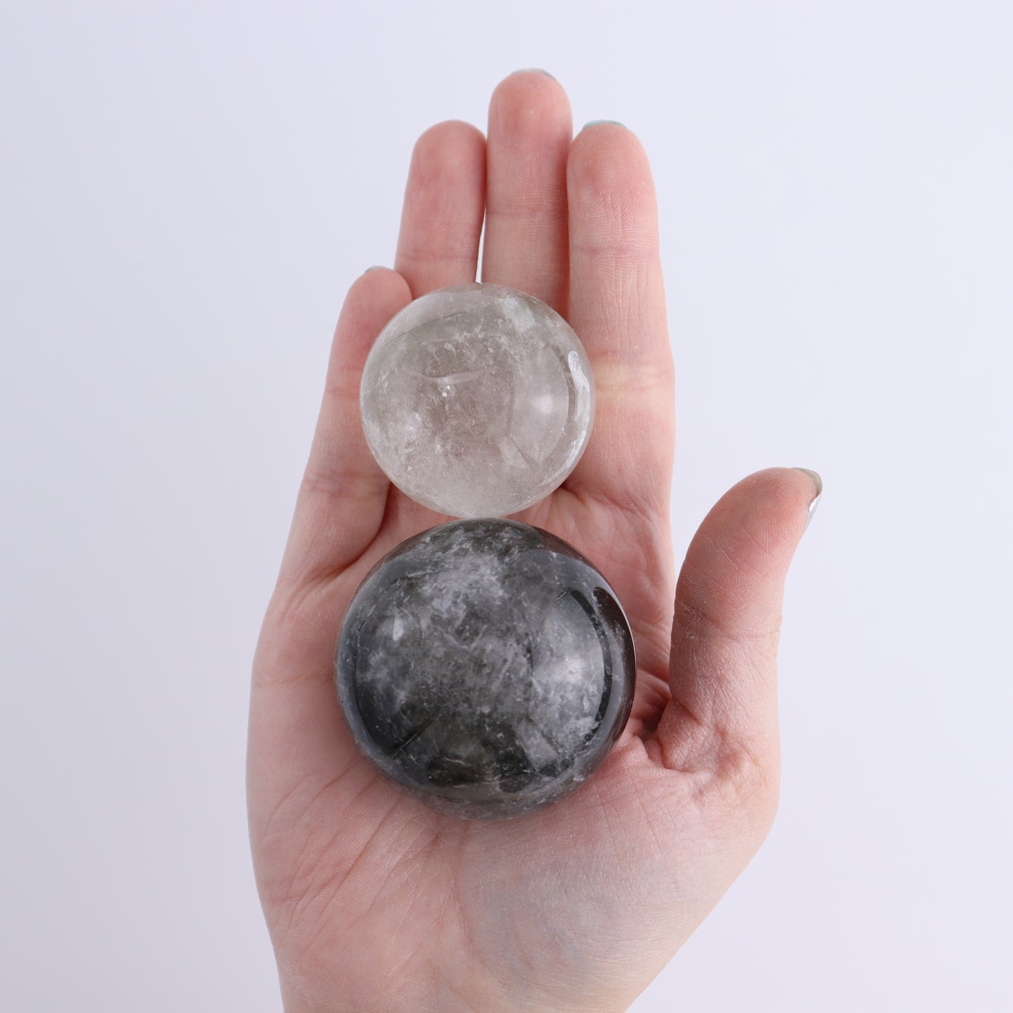 Quartz Spheres Set of 9 - Expert Wholesale and Supplier of Wholesale Crystals & Bulk Gemstones, ["Quartz","Spheres"]