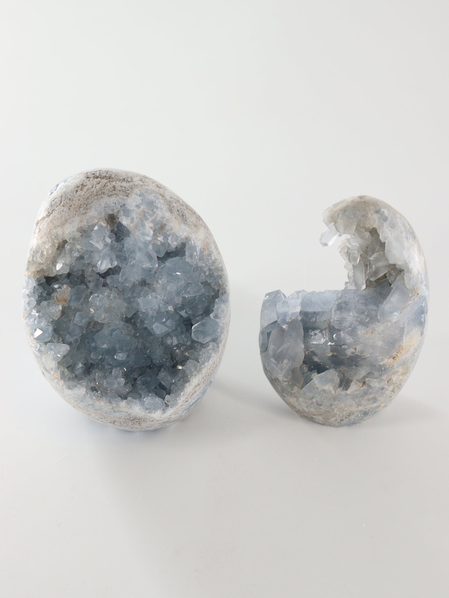 Celesite Freeforms Set of 2 - Expert Wholesale and Supplier of Wholesale Crystals & Bulk Gemstones, []