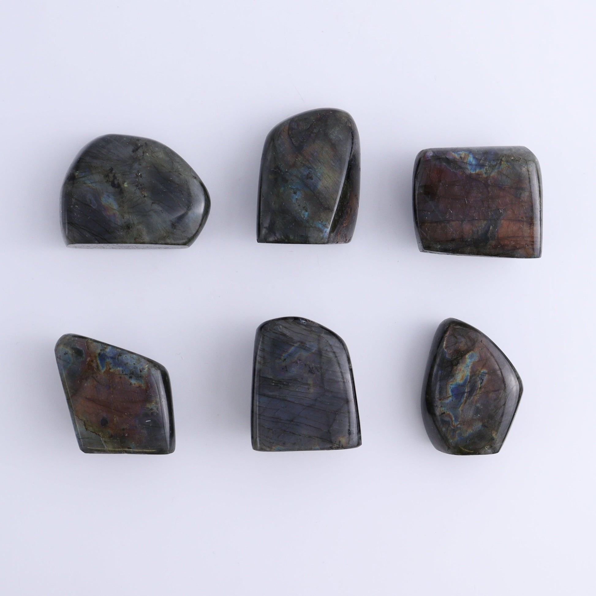 Labradorite Freeform Set of 23 - Expert Wholesale and Supplier of Wholesale Crystals & Bulk Gemstones, ["Freeforms","Labradorite","Madagascar"]