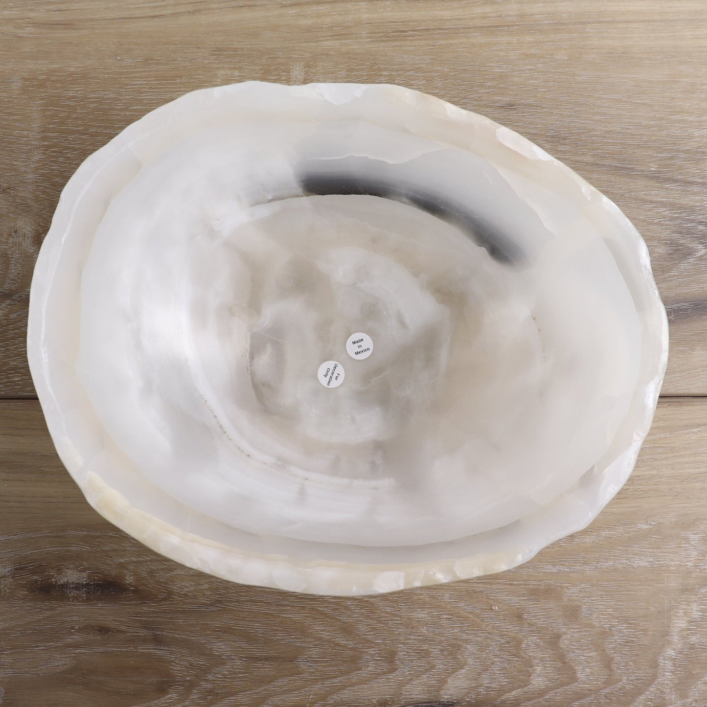 Mexican Onyx/Calcite Bowl 10"