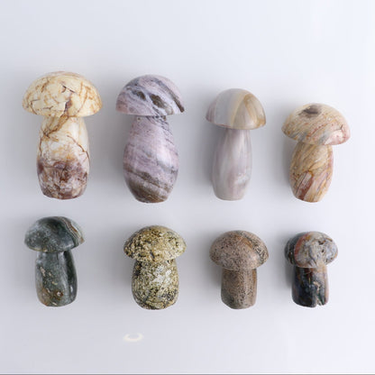 Jasper Mushrooms Set of 8
