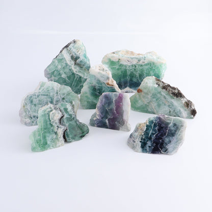 Fluorite Face Polished Set of 8 - Expert Wholesale and Supplier of Wholesale Crystals & Bulk Gemstones, ["Face Polished","Fluorite","Mexico"]