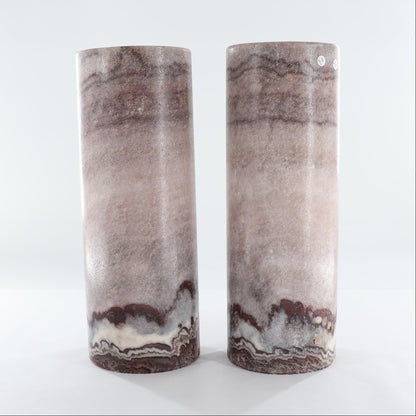 One Wide Purple Mexican Onyx/Calcite Lamp Blind