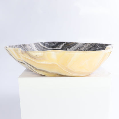 Zebra Onyx Bowl - Expert Wholesale and Supplier of Wholesale Crystals & Bulk Gemstones, ["Bowls","Mexico","onyx"]