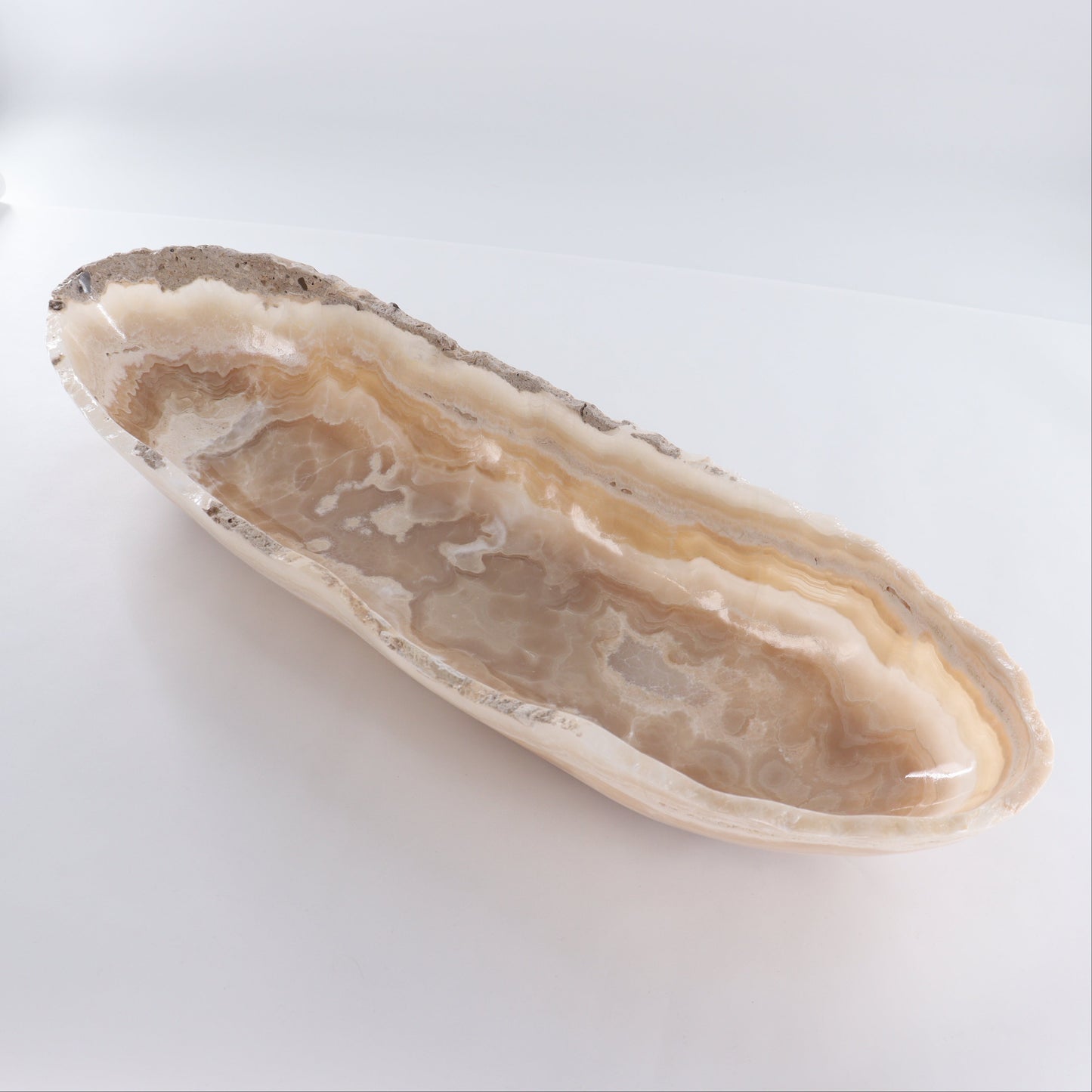 Onyx Canoe Bowl - Expert Wholesale and Supplier of Wholesale Crystals & Bulk Gemstones, ["Bowls","canoe","Mexico","onyx"]