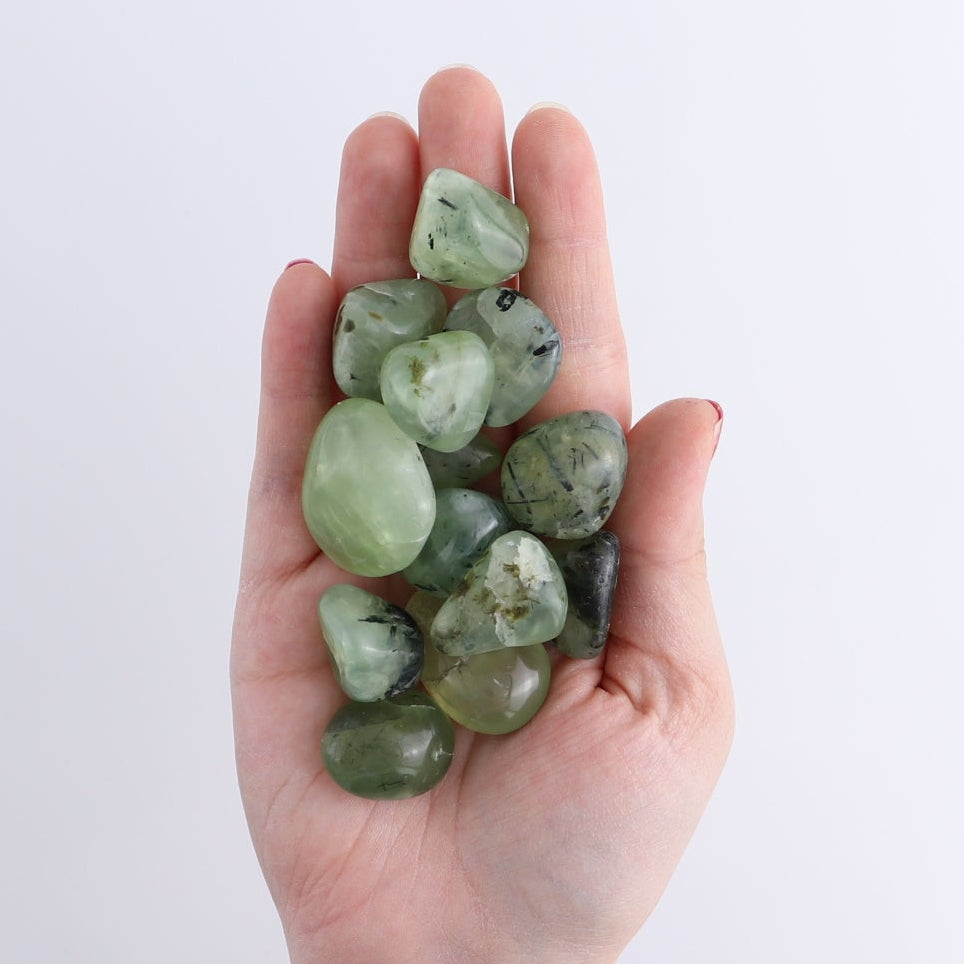 Prehnite Tumbles 1 kg Set