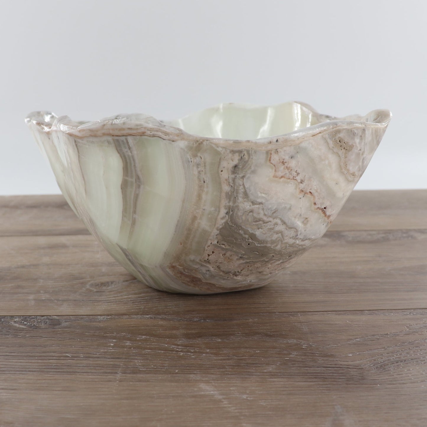 Mexican Onyx/Calcite Bowl 12"