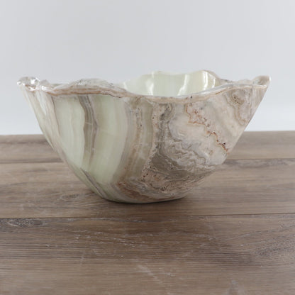 Mexican Onyx/Calcite Bowl 12"