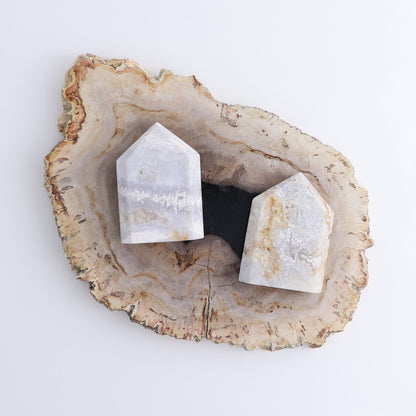 One Tower Chalcedony Agate | Mi Esperanza Minerals | Supplier of Crystals and Onyx