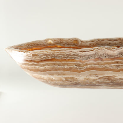 Onyx Canoe Bowl - Expert Wholesale and Supplier of Wholesale Crystals & Bulk Gemstones, ["Bowls","canoe","Mexico","onyx"]