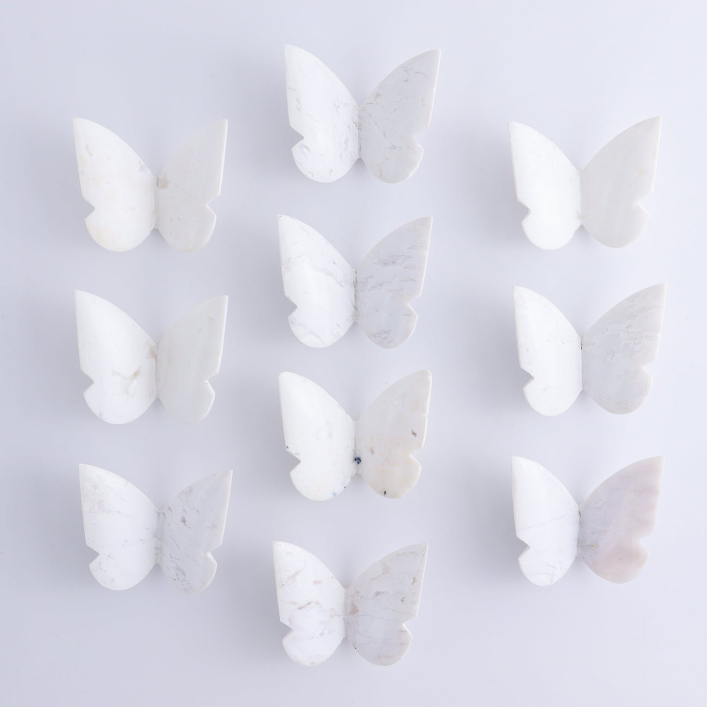 Plume Agate Butterflies Set of 10 - Expert Wholesale and Supplier of Wholesale Crystals & Bulk Gemstones, ["Agate","Butterflies","Butterfly","Plume Agate"]