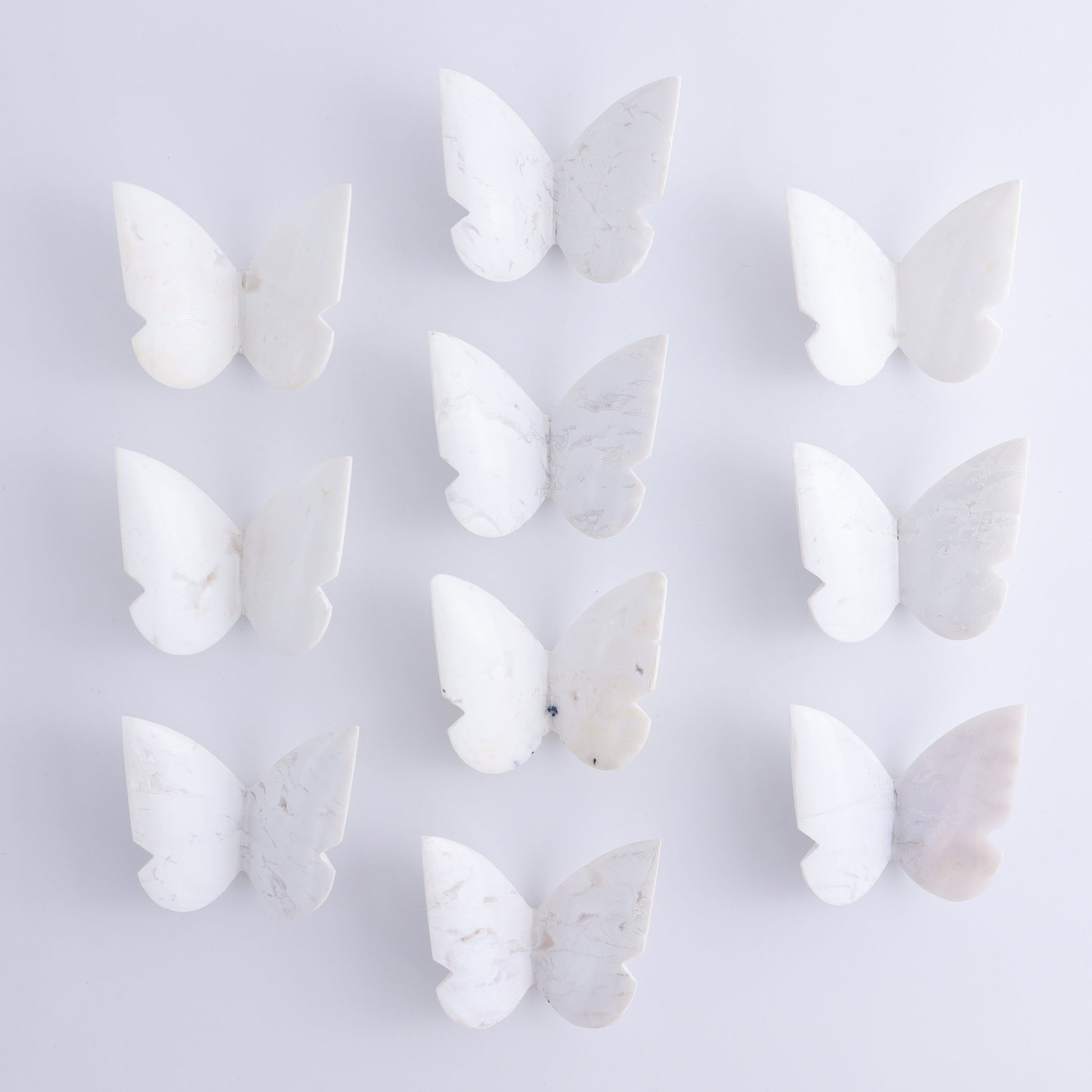 Plume Agate Butterflies Set of 10 - Expert Wholesale and Supplier of Wholesale Crystals & Bulk Gemstones, ["Agate","Butterflies","Butterfly","Plume Agate"]