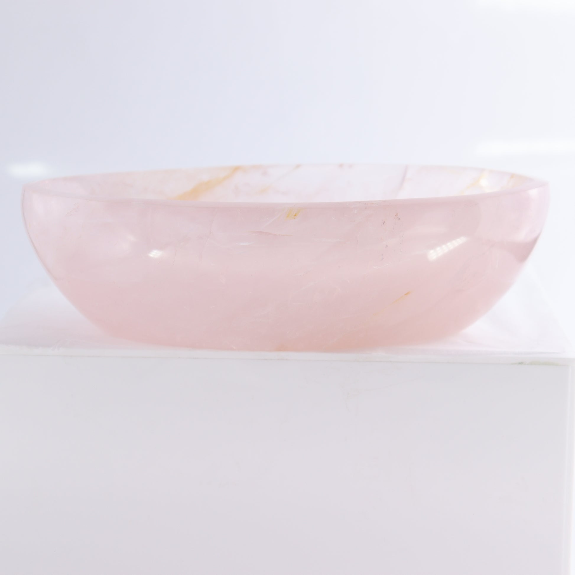 Rose Quartz Bowls Set of 2 - Expert Wholesale and Supplier of Wholesale Crystals & Bulk Gemstones, ["Bowls","Rose Quartz"]