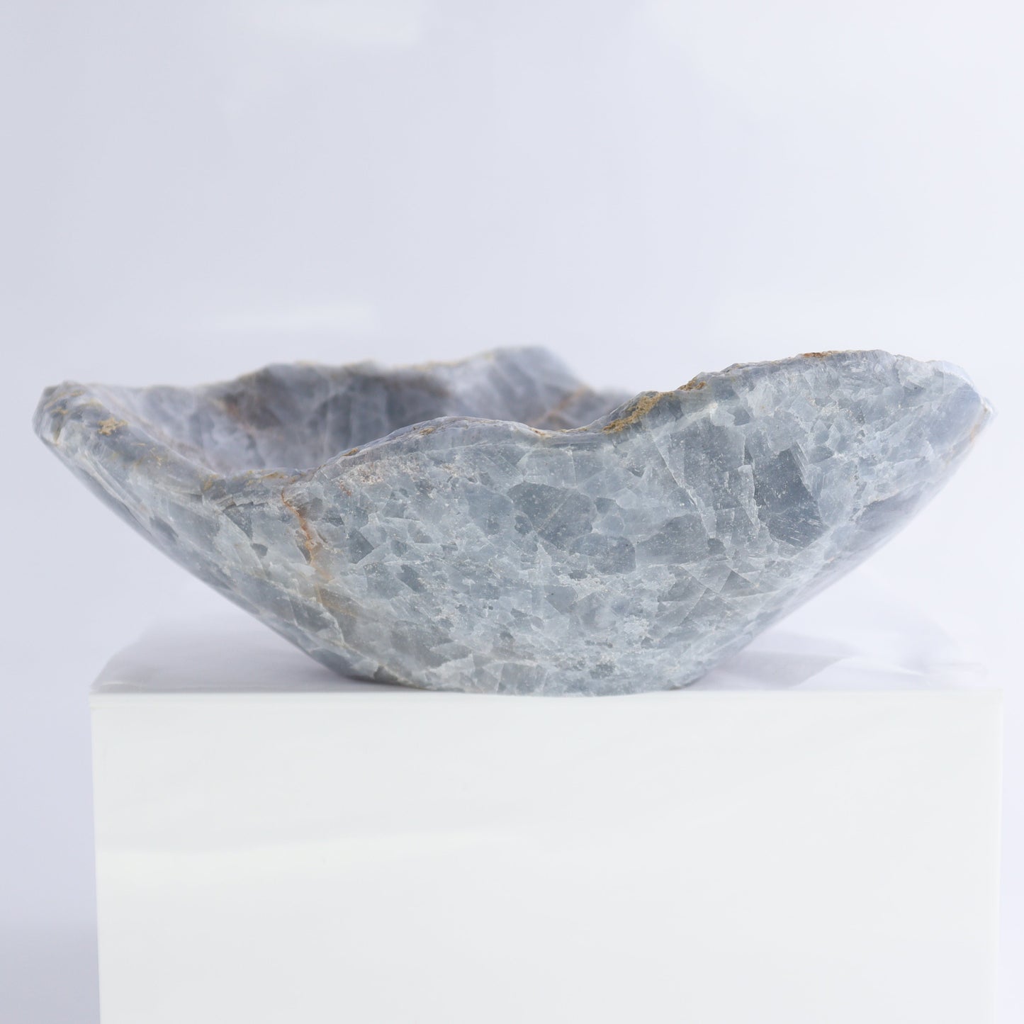 Blue Calcite Bowls Set of 3 - Expert Wholesale and Supplier of Wholesale Crystals & Bulk Gemstones, ["Blue Calcite","bowl","Bowls","Calcite","Mexico"]