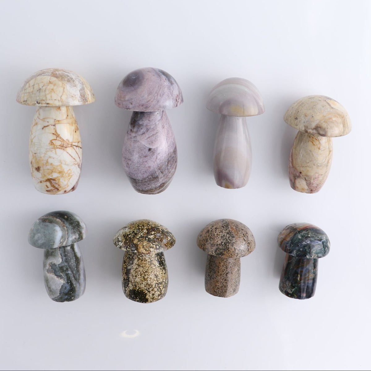 Jasper Mushrooms Set of 8