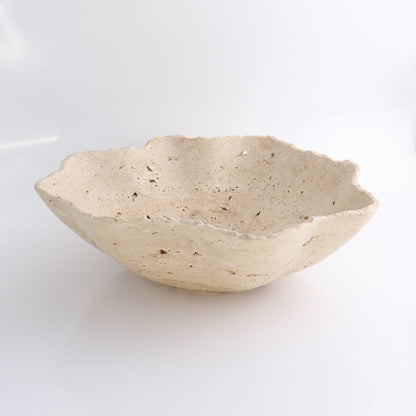 Mexican Travertine Bowl 14"